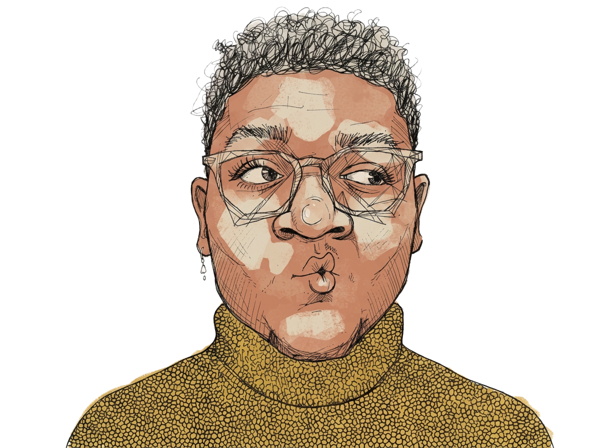 Illustrated portrait of Ifeanyi